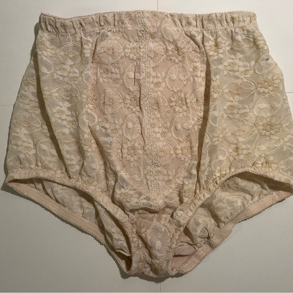 High waist lace MidCentury Panties, nylon